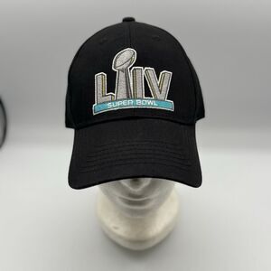 NFL Super Bowl LIV Cap Hat Adult Adjustable Black Cotton